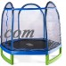 Bounce Pro 7-Foot My First Trampoline Hexagon (Ages 3-10) for Kids, Blue/Green   554282727